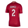 Virallinen Fanipaita Liverpool Joe Gomez 2 Kotipelipaita 2024-25 - Miesten